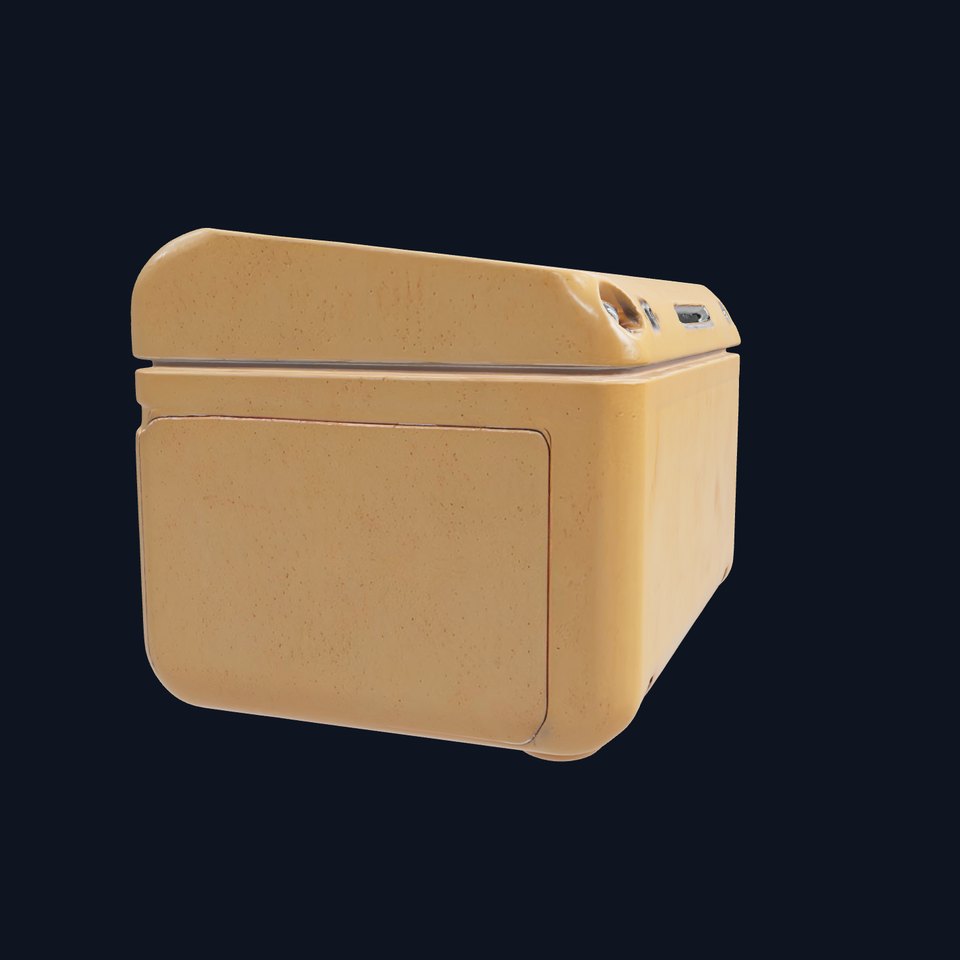 Futuristic Storage Box Design model pack